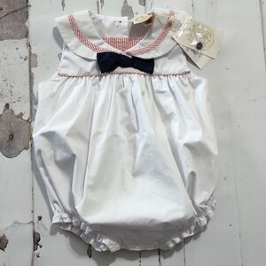 New The Beaufort Bonnet Company stiles Sunsuit 4th Of July